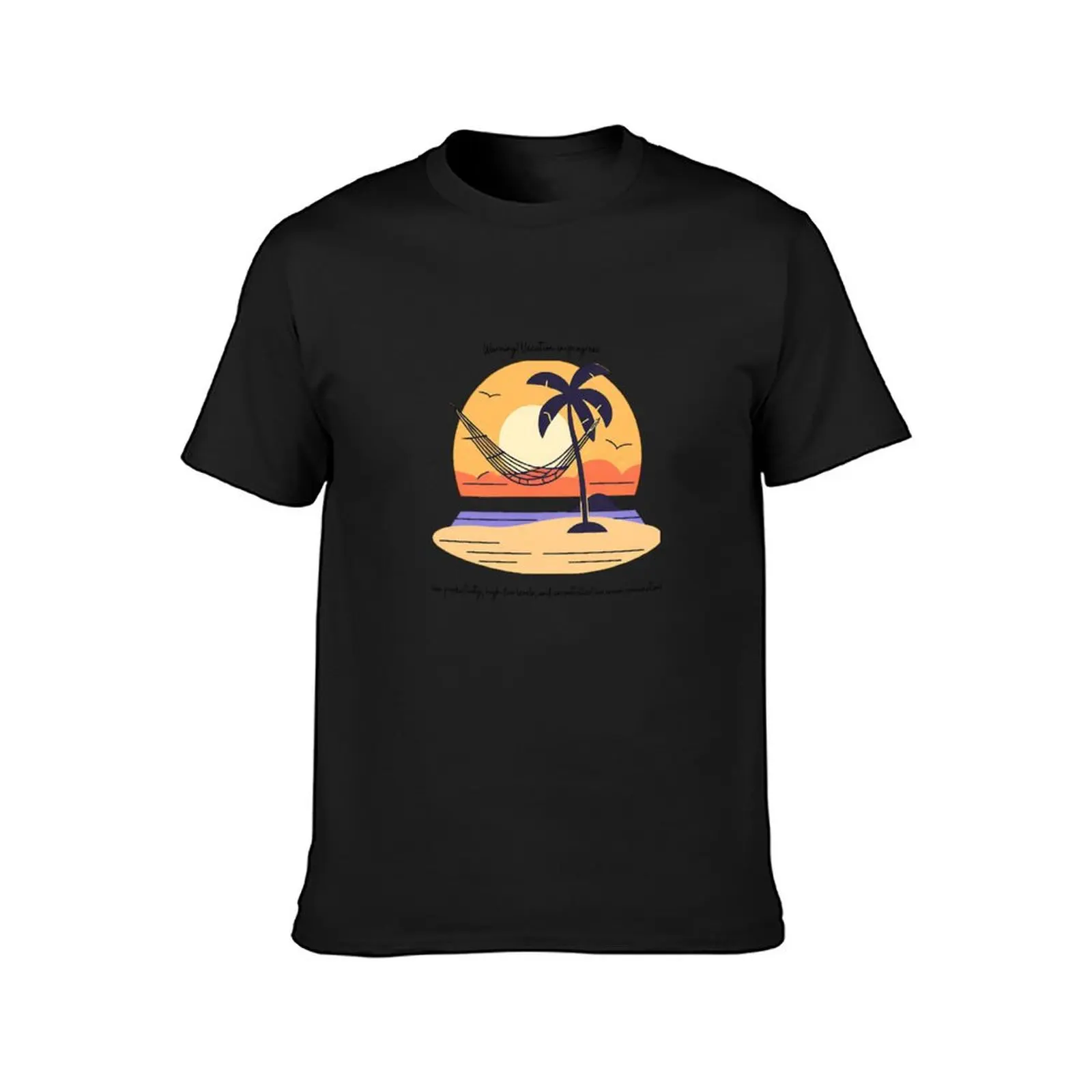 Vacation alert: fun, sun, ice cream! T-Shirt summer tops oversized big and tall t shirts for men