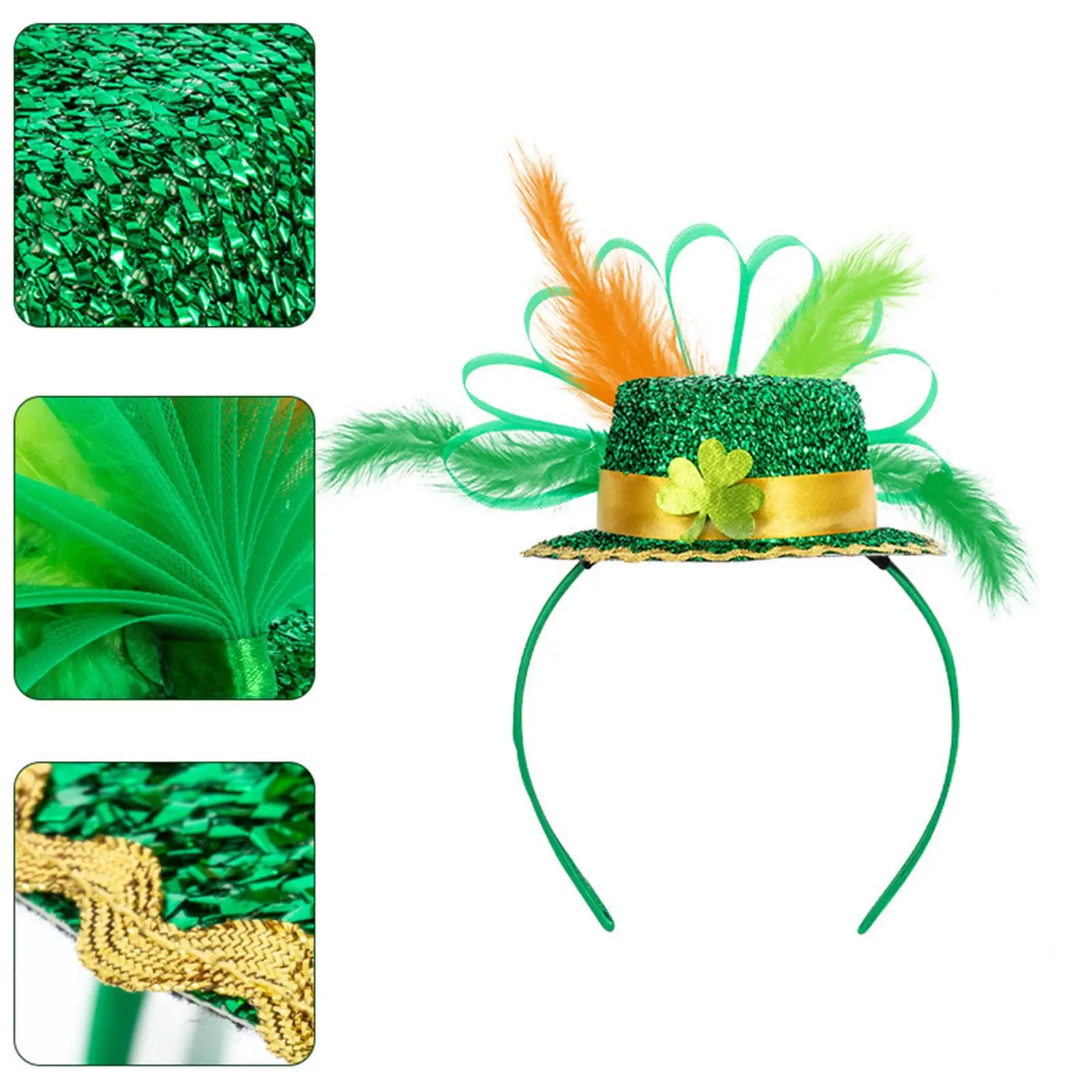 

ST Patrick's Day Headband Adults Hair Hoop for Party Props Halloween Holiday