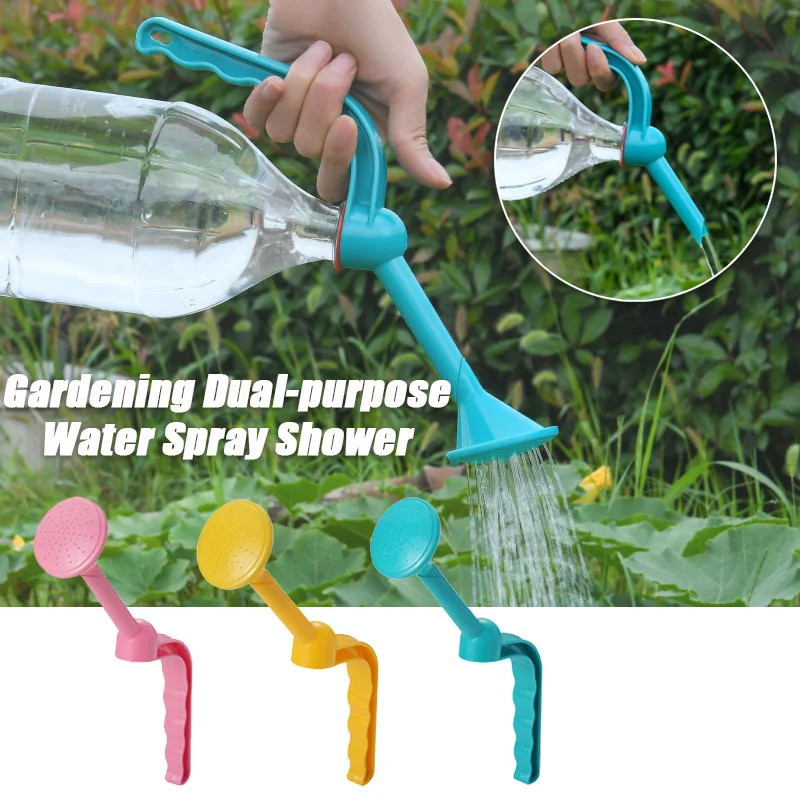 

Bottle Cap Cprinkler PVC Plastic Watering National Standard Long-mouthed Shower Watering Can Watering Pot Flower Garden Tools