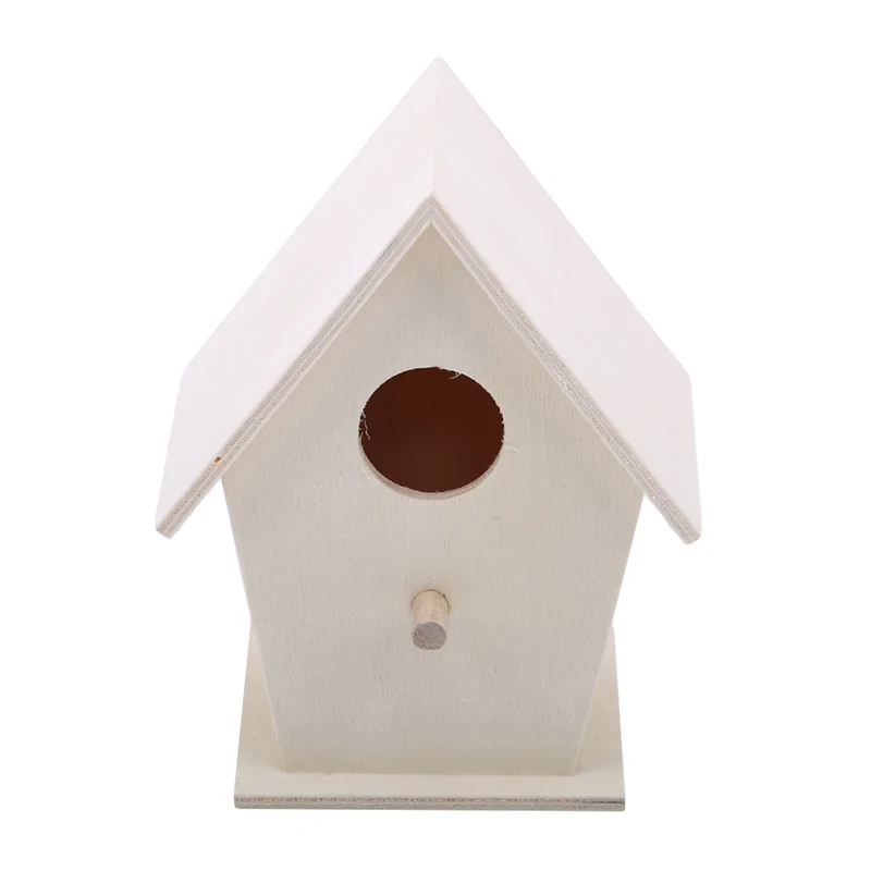 Bird Nest Garden Wooden Bird Cage Outdoor Hanging Birdhouse Box Garden Yard Decoration Pet Accessories Wooden Bird Cages