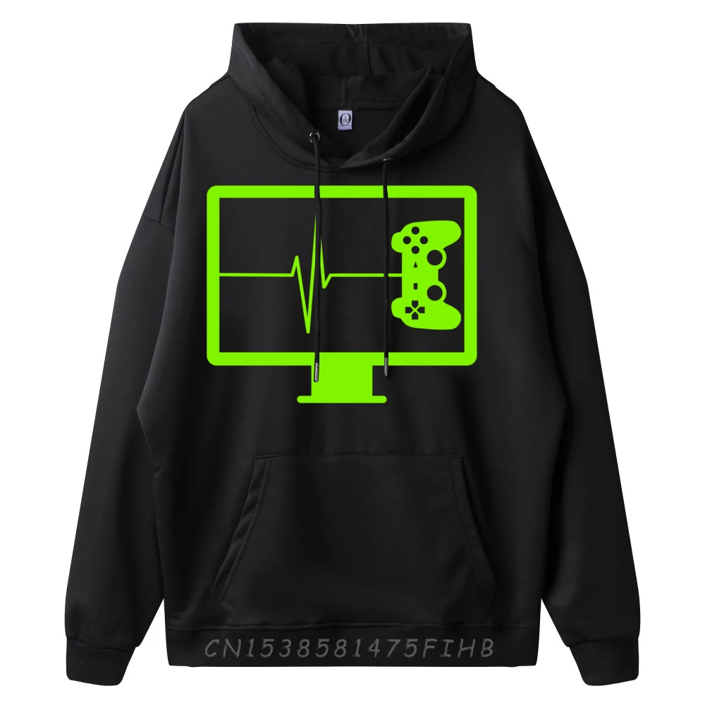 Heartbeat Gaming Great Video Game Lover Gamer Heartbeat Mens Designer Clothes New In Tops And Oversize Long Sleeve Lovers Day