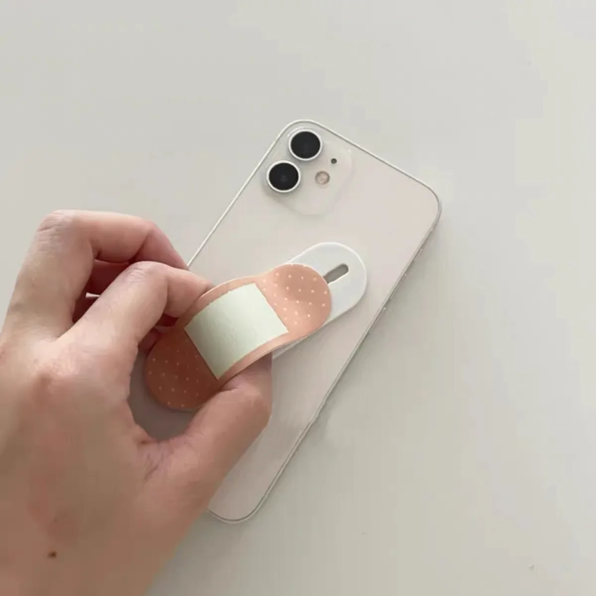 الأصالة مضحك الفرقة المعونة لجميع العالمي آيفون سامسونج دفع سحب حامل جوّال بلاستيكي البنصر حامل الملحقات