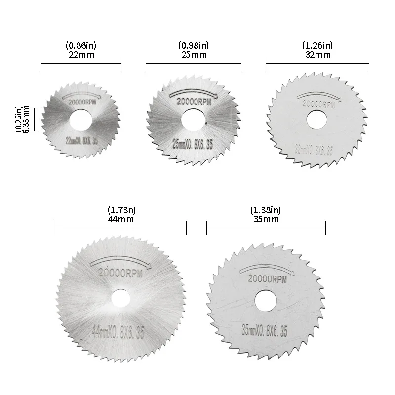 Multifunctional High Speed Steel Cutting Blade Woodworking Plastic Saw Blade Electric Drill Mini Slice PVC Acrylic Cutting Tool