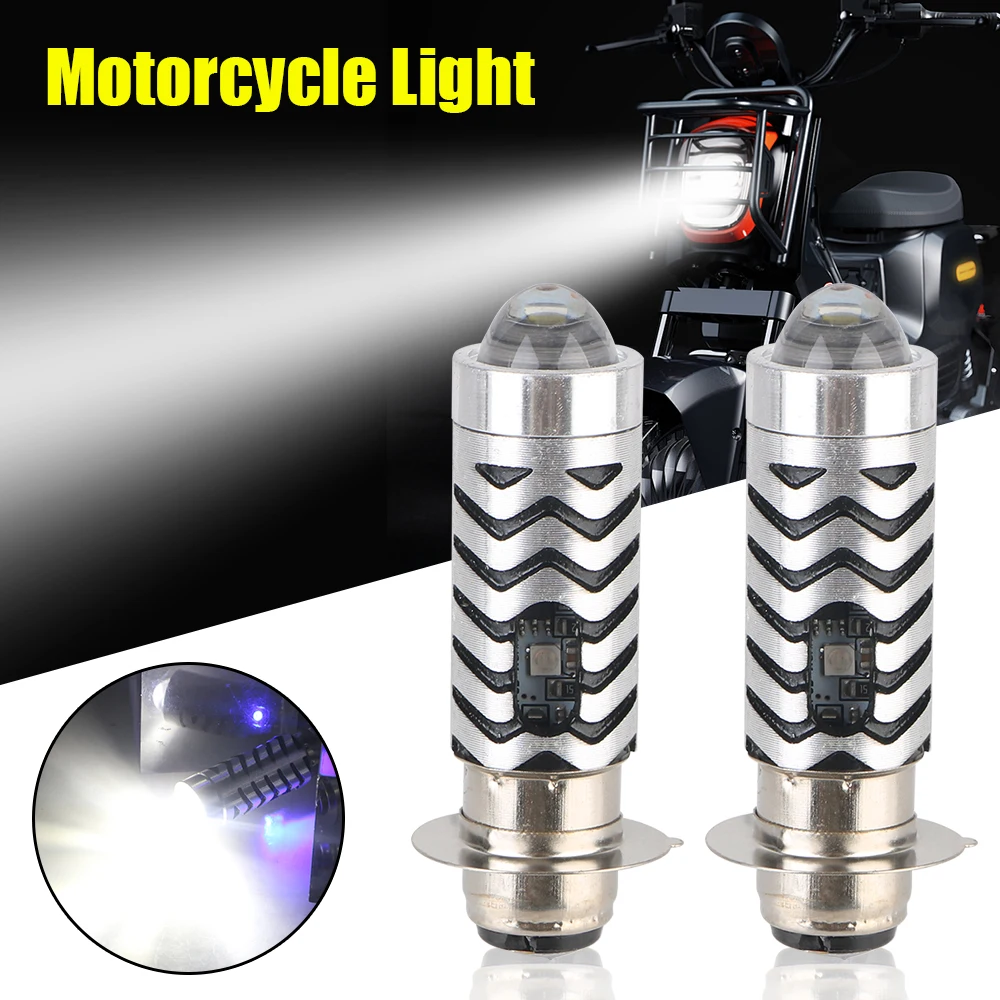 Moto Accessories High Low Beams Fog Lamp Motorcycle Led Spotlight Signal Light 1Pcs 6000K White Yellow 3000K 12V Headlights