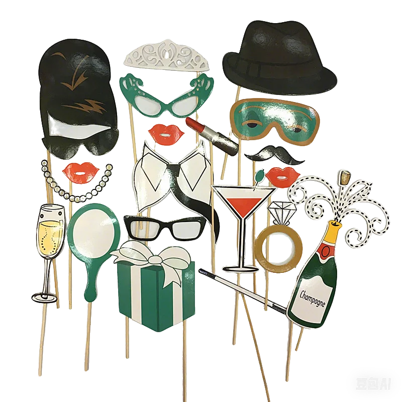 Wedding Photography Props Funny Selfies Mustache Glasses Team Bride Groom Photo Booth Props Bridal Shower DIY Wedding Decoration 4