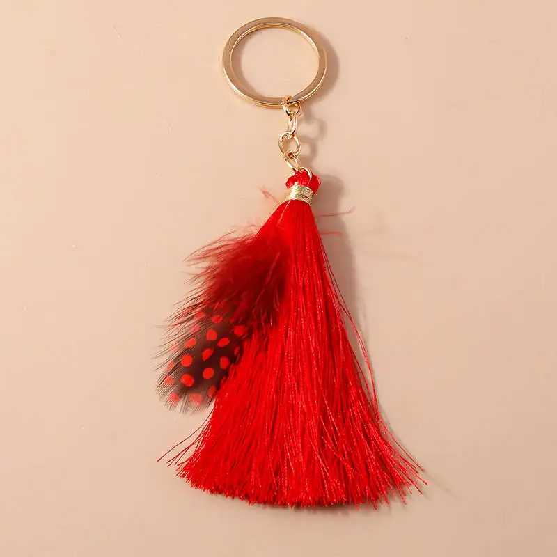 Aihua Boho-Traumfänger-Schlüsselanhänger mit großen Federn für Damen und Mädchen, Handtaschenanhänger, Traumfänger-Schlüsselanhänger, Schmuck, Geschenke – Detail 13