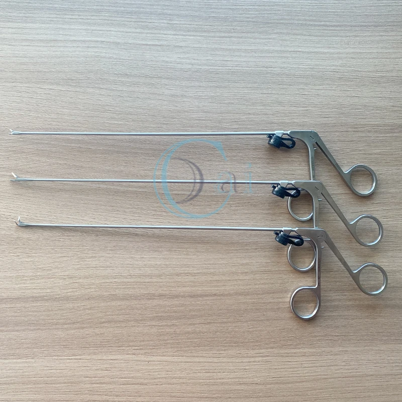 Micro-Laryngeal Forceps Micro Laryngeal Scissor Polypus Forceps Operating Forceps 2*230mm For Training