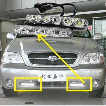 

For KIA Carnival Sportage Sorento daytime light,LED,wire,Carnival Sportage Sorento fog light,Carnival Sportage Sorento