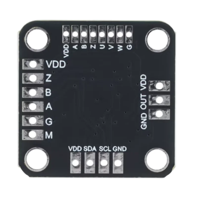 5pcs MT6701QT Magnetic Encoder Magnetic Induction Angle Measurement Sensor Module 4 Communication Interfaces