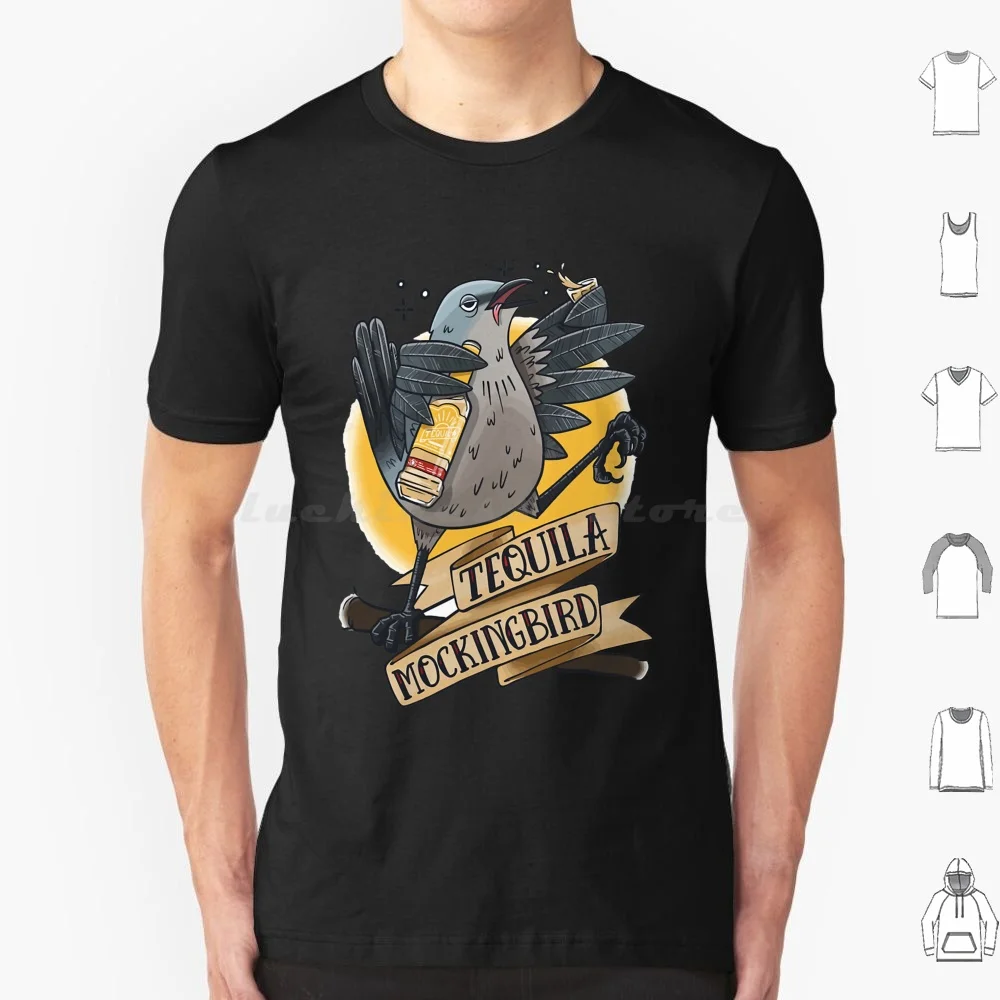 Tequila Mockingbird Tee T Shirt Cotton Men Women DIY Print Tequila Tequila Mockingbird Tequila For Men Funny Tequila Patron