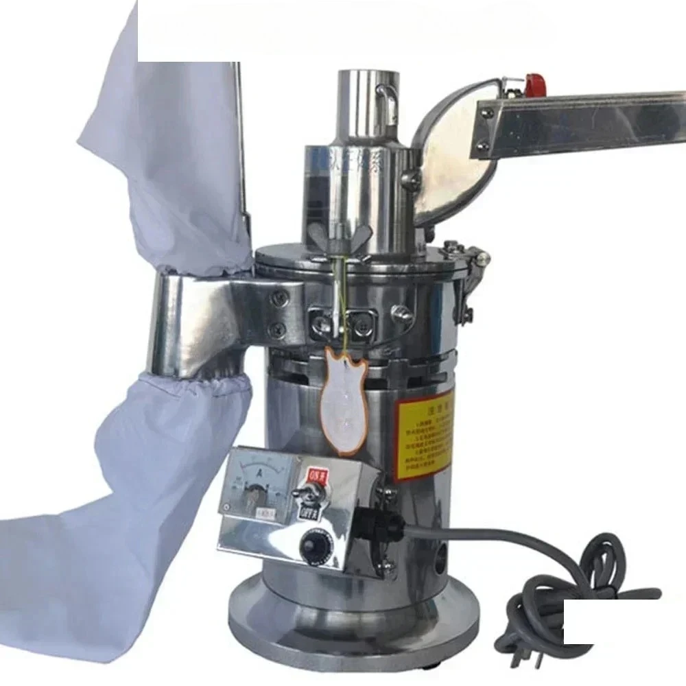 110V/220V 15kg/h DF-15 Pulverizer Automatic Continuous Hammer Mill Herb Grinder