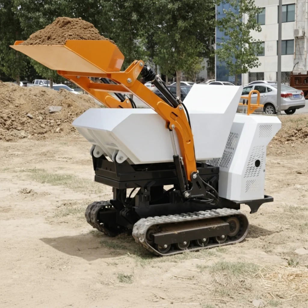

Compact Crawler Dumper EPA EURO 5 Mini Dumper With Hydraulic Hopper For Construction Fast Shipping