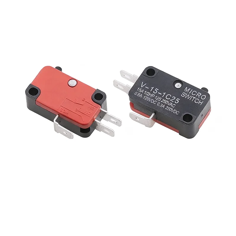 XYQ 10 قطعة جديد مايكرو التبديل السكتة الدماغية الحد التبديل V-152-1C25 V-156-1C25 V-15-1C25 V-153-1C25 V-155-1C25 الحد التبديل السفر التبديل