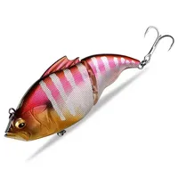 Pike Fishing Vatalion 115mm Vibration Jointed Bait Swimbait Bass Lure 41/43g Fishing Lure Loating Megabass Vatalion 115FLeurre