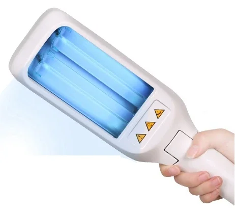 CE cleared High Quality UVB Narrowband Phototherapy 311nm Psoriasis Kernel Brand KN04006BL With Two Lamps