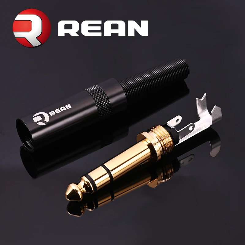 ▲Neutrik Rean NYS202BG 6.5mm TRS Stereo Male Plug Gold Plated Metal Housing Professional Audio Connector for Amplifier Mixer