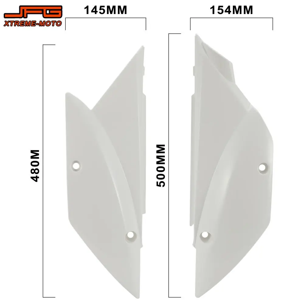 For KLX110 KLX110L 2015-2025 Motorcycles Accessories Rear Side Panel Left Right Covers Fairing Kit Mudguard Plastic Guard Moto