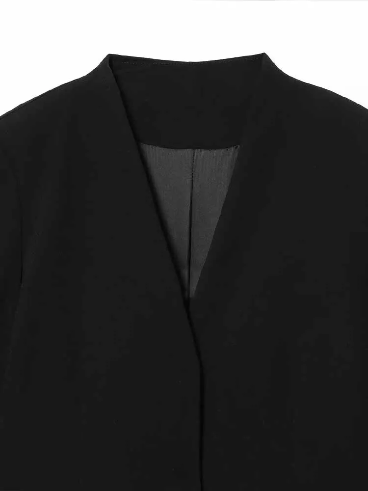 European and American style winter new arrivals fashionable women's clothing design spliced ​​suit mid-length dress