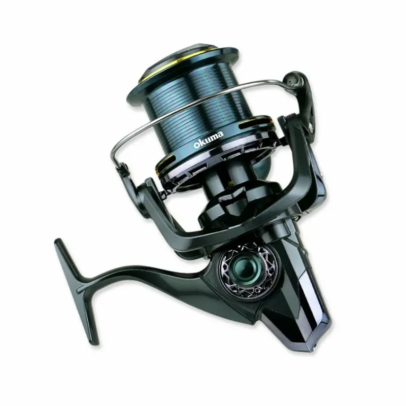 Okuma 50KG fishing reel 9000-14000 metal long distance casting rod structure fishing wheel 4:7:1