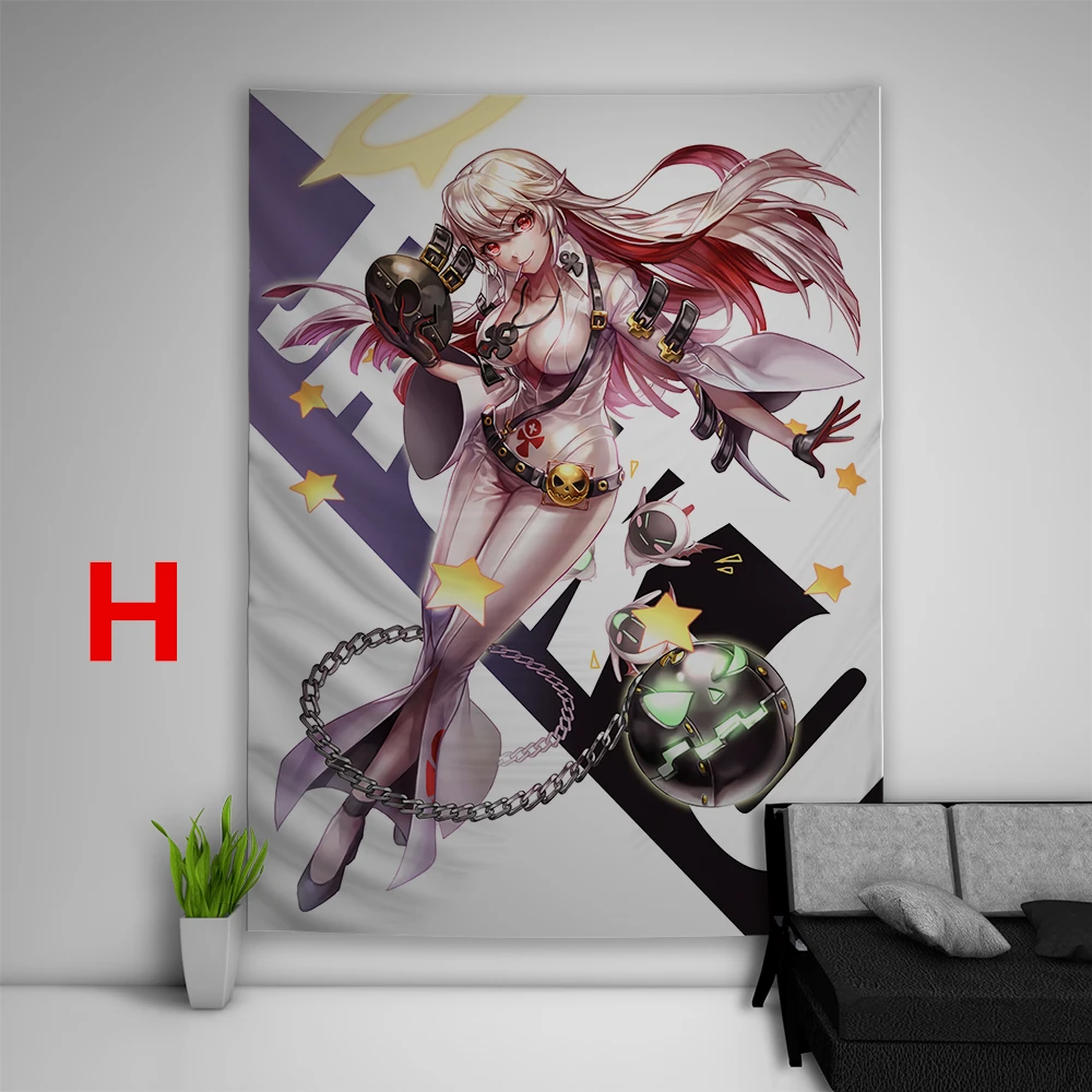 Guilty Gear Dizzy Elphelt Ramlethal Japan Anime Movie Posters Decor Baby Kids Room Decor Print Pictures Wall Art Canvas Painting