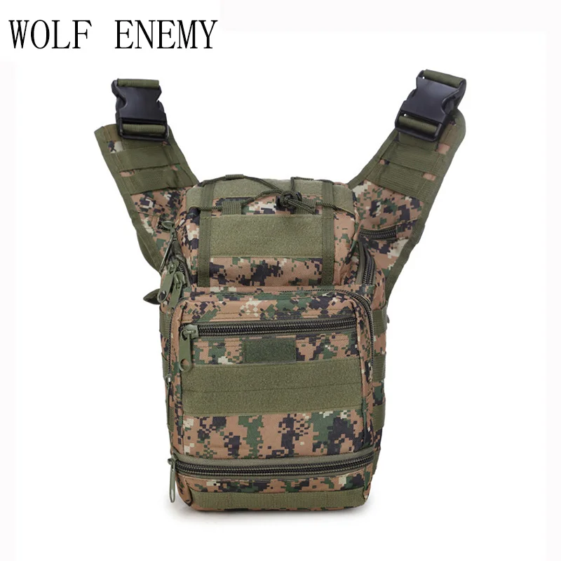 Large Hunting Sling Backpack EDC Tactical Shoulder Bag Molle Chest Pack Waterproof Outdoor Camping Trekking Camera Pack