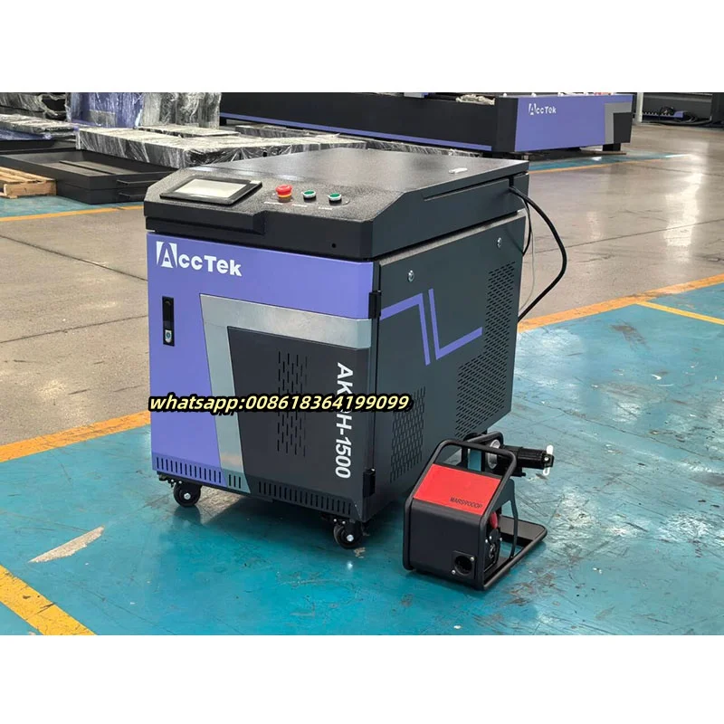 3-in-1 Au3tech Laser Head Multifunction Fiber Laser Cutting+Cleaning+Welding Portable Machine