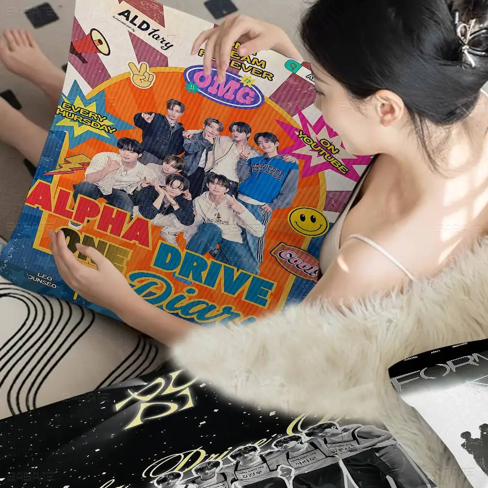 

Popular A-Alpha D-Drive O-One Kpop Cushion Cover Decorative Pillow Sofa Home Decor Case Pillow Cases