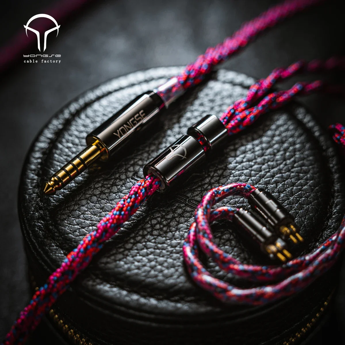 Yongse Tricolora 6N 4 Strands Single Crystal Copper Silver Plated Earsphones Cable