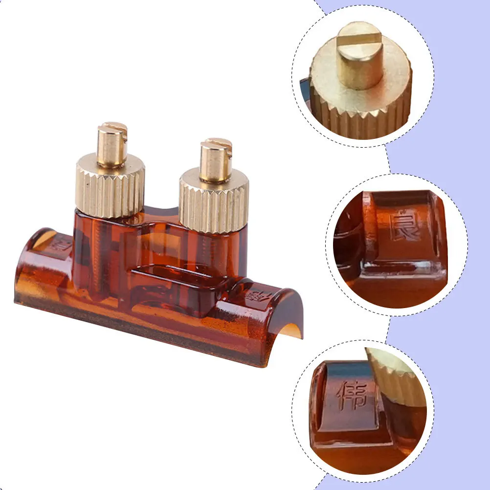 

Erhu Fine Tuner Durable Plastic Copper String Adjustment Tool Replacement Accessory Noise Reduction Erhu Parts