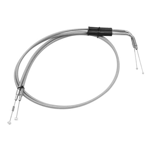 Imagen 2 del producto Caja de Cable de acelerador de cables de acero tejido para Harley Sportster XL1200 883 Dyna Road King Electra Glide