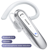 Mono Wireless Bluetooth Headset - Single Ear In-Ear Business Earpiece with HD Calls & Sport Secure Fit 