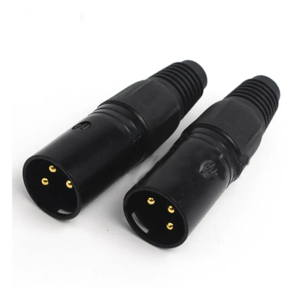 8PCS/lot Original FOR NEUTRIK connector 4pcs XLR Male Female Connector 3 Pin XLR Microphone Audio Connector Plug