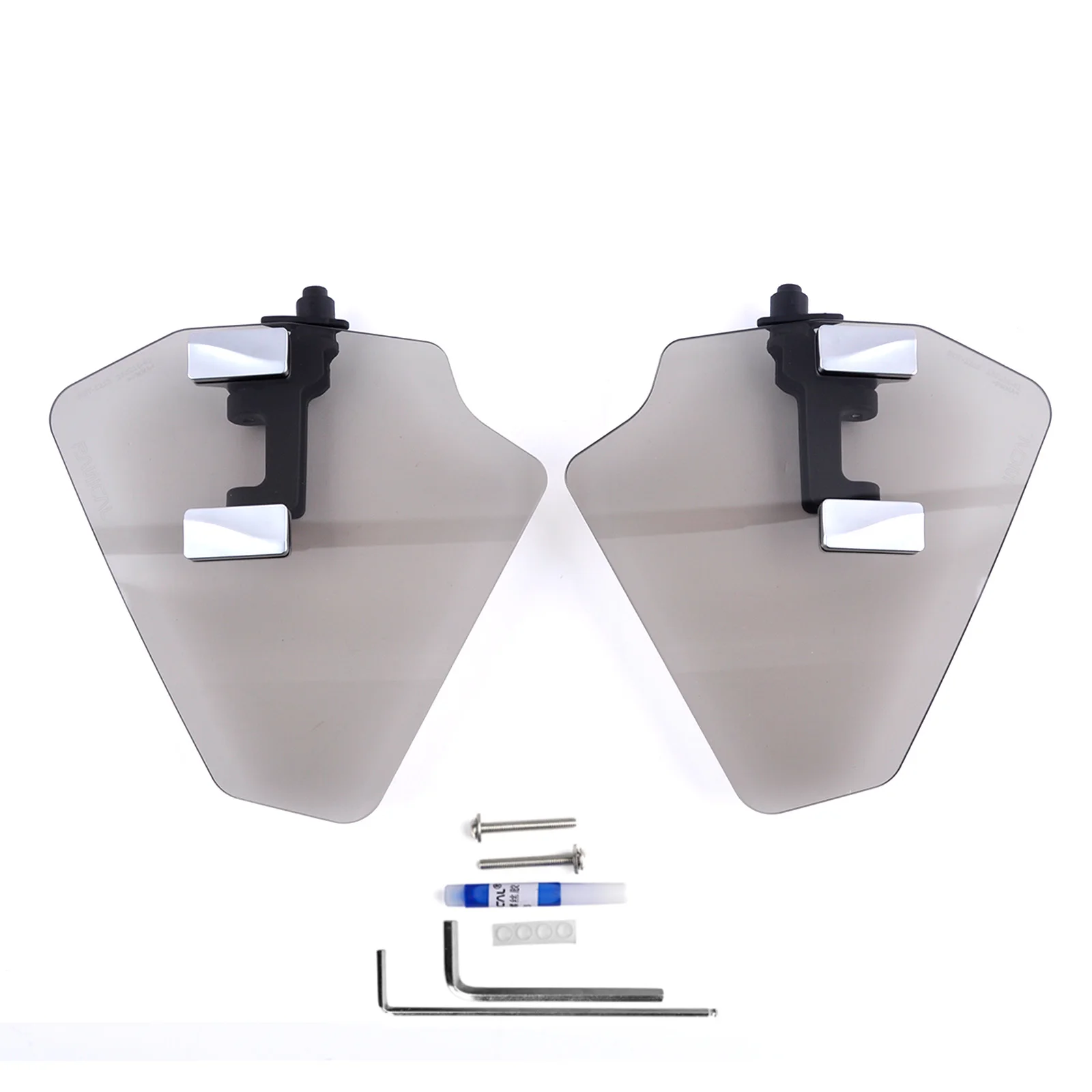 Panical Hand Guard Deflector Mount Tint Mirror Wind Case Upper Air Deflector Deflectors For Honda Goldwing GL1800 F6B 2018-2026