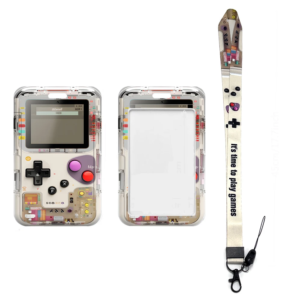 Gamer Name Badge Holder Lanyard Business Card Holder Hanging Neck Strap Boy ID Card Holder Door Card Case Small Gift