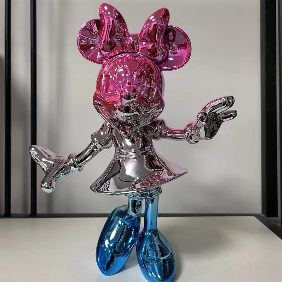 Disney Welkom Galvaniserende Mickey Minnie Pop Creatieve Luxe Cartoon Decoraties Trend Ornamenten Speelgoed Vakantie Kerstcadeau