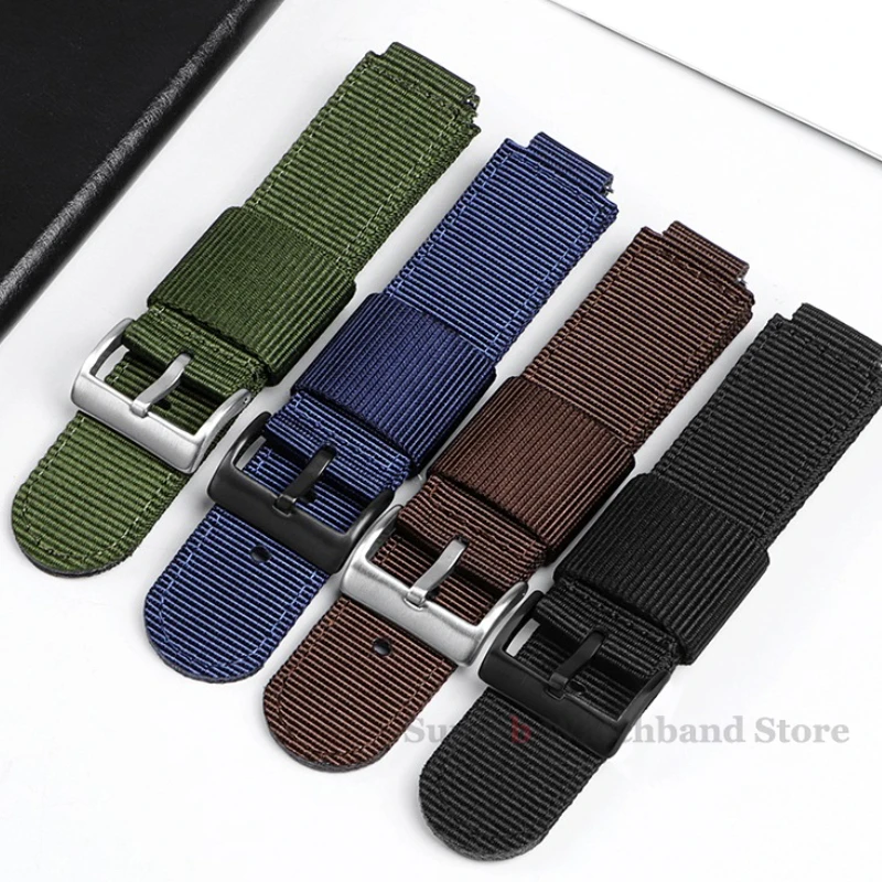 16 مللي متر 18 مللي متر حزام ساعة نيلون ل كاسيو AQ-S800 GA100 GA2100 F-108 DW6900 MRW-S300 AE-1000 GA-700 W-218H قماش حزام للرجال