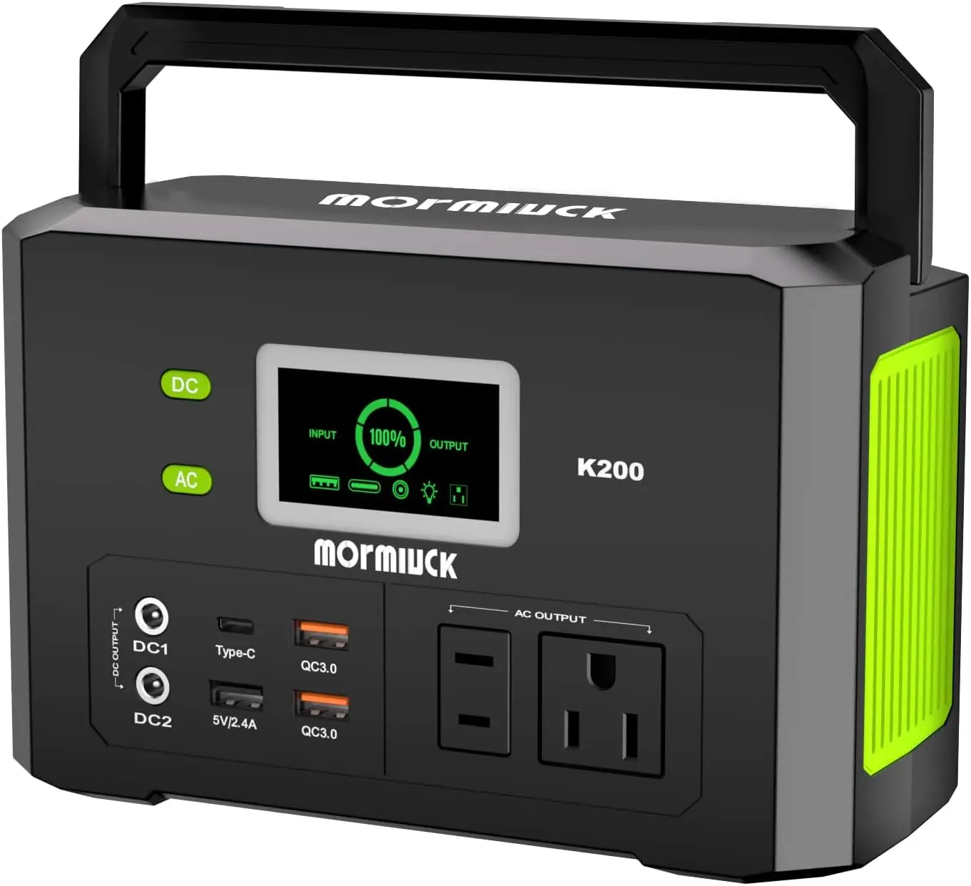 

200W Portable Power Station with 400W Peak, 32000mAh Battery, AC Outlet for Home Backup and Outdoor Use