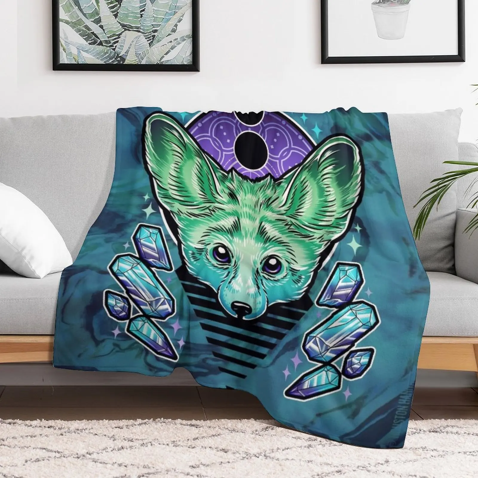

Fennec Throw Blanket Summer Beddings Plaid on the sofa Hairy Blankets