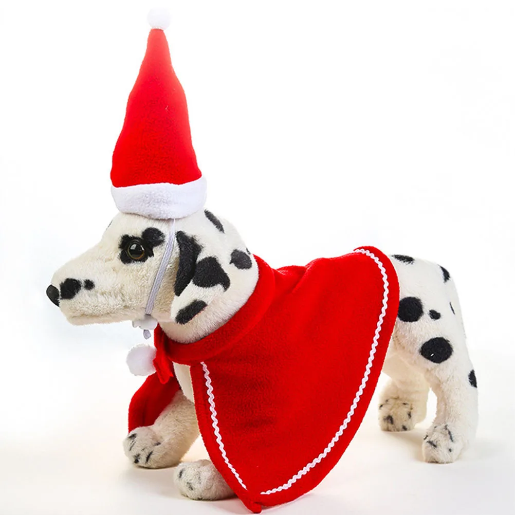 

Christmas Pet Cape Suit Cute Dog Clothes Adorable Puppy Costume Party Outfit Comfortable Outdoor Dog Cloak Pet Clothes