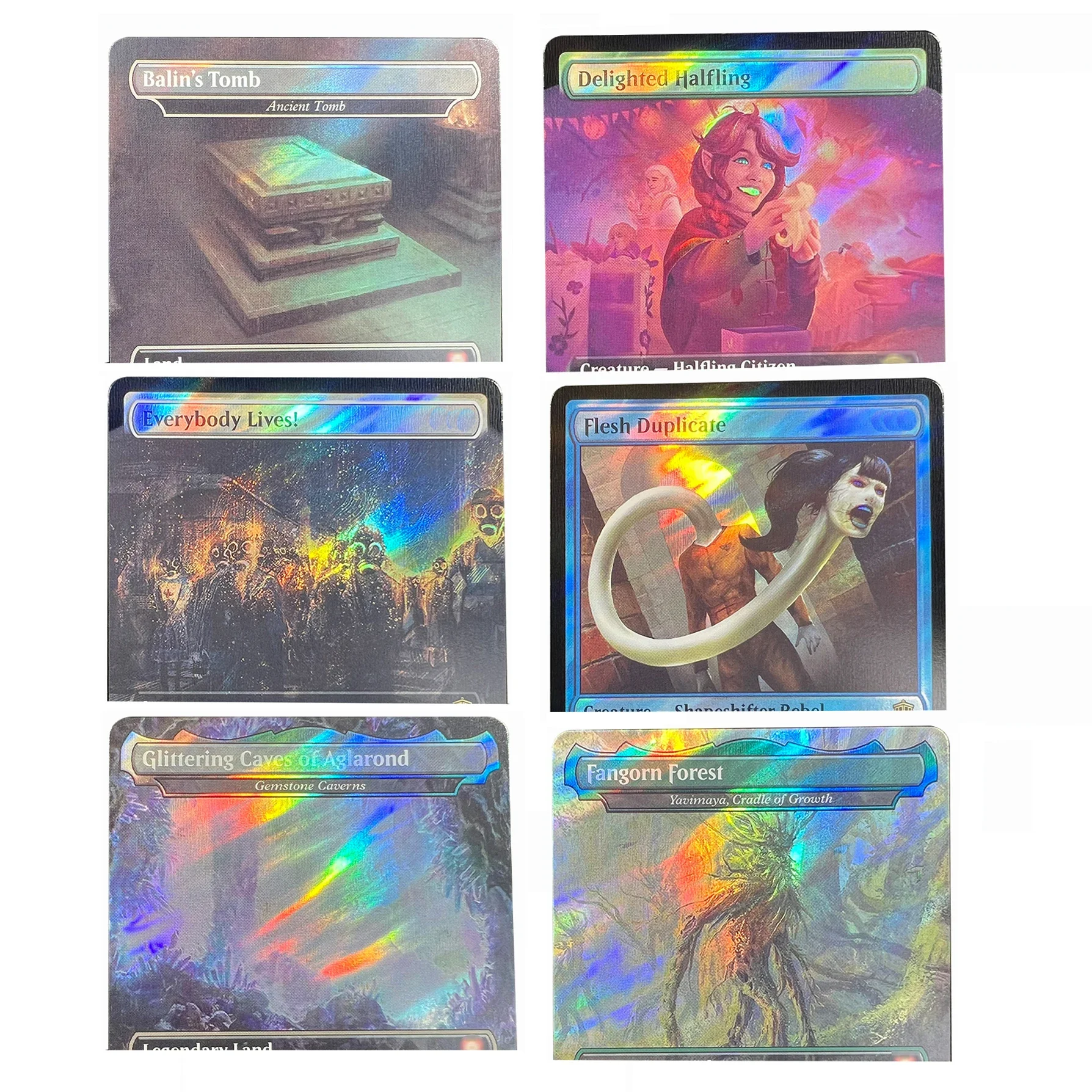Tarjeta Coleccionable de Calidad de Balin's Tomb 387 Fangorn Forest Helm's Deep Mithril Coat Surge Foil TCG Personalizada en Inglés para Juego de Cartas Coleccionables