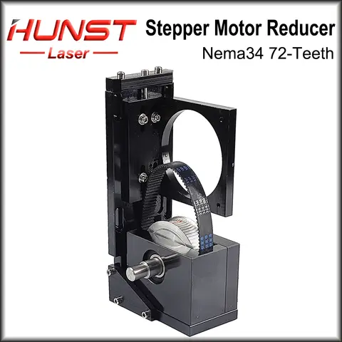 HUNST 스테퍼 모터 감속기 Nema23 38-Teeth/Nema34 72-Teeth CO2 레이저 절단 및 조각 기계용.