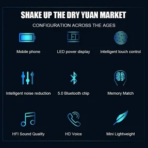 TWS F9-5 Bluetooth headphones with microphone, wireless headphones, hiFi stereo, sports headphones, headset, hearing aids, handfree 6 Main sales hearing aids - №3