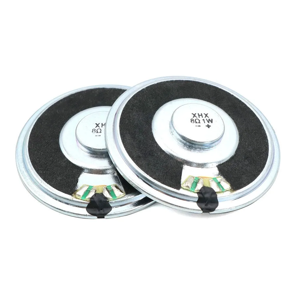 10PCS HIGH DECIBEL 57MM HORN IRON SHELL INTERNAL MAGNETIC ULTRA-THIN SPEAKER 8Ω1W/8R1W MYLAR HORN DOORBELL INTERCOM