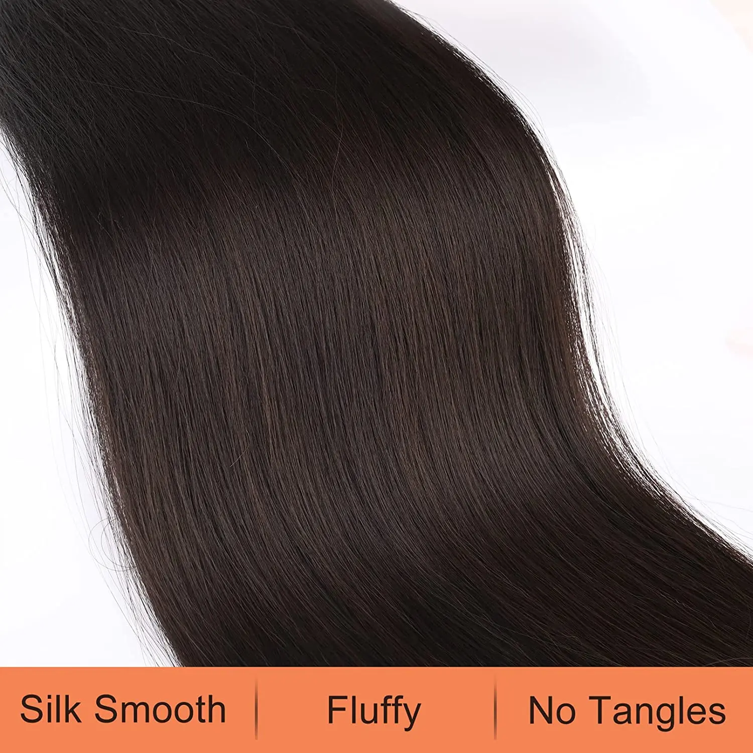 Long Straight Synthetic Hair Claw Ponytail False Hair on Claw Clip Tail House Ponytail Tail Hair 22\