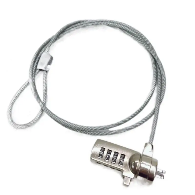 Laptop Security combination Lock Laptop Chain With Key Laptop Security Lock  Standard  Keyhole Generic computer lock