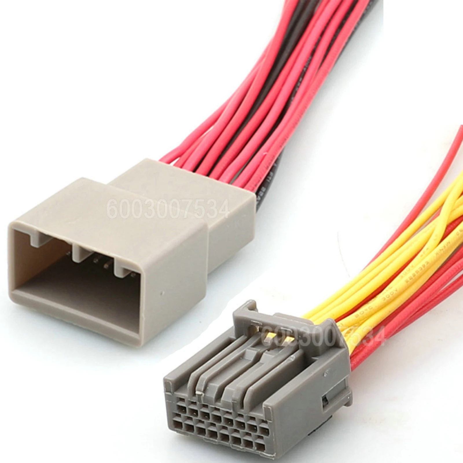 16 Pin Unsealed Male Female Connector Cable Plug Motorcycle Electrical Harnesses Wiring Harness MX34016PF1 MX34016SF1