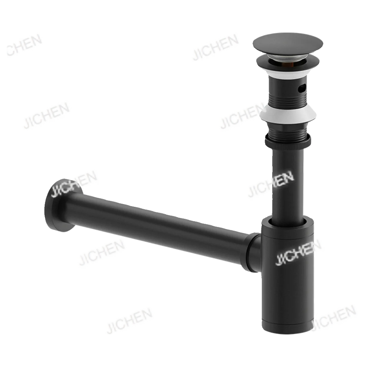 

Neu versandte ArtikelBlack drain-in wall type all-copper right-angle sewer, bounce type falling water deodorant washbasin, sewer