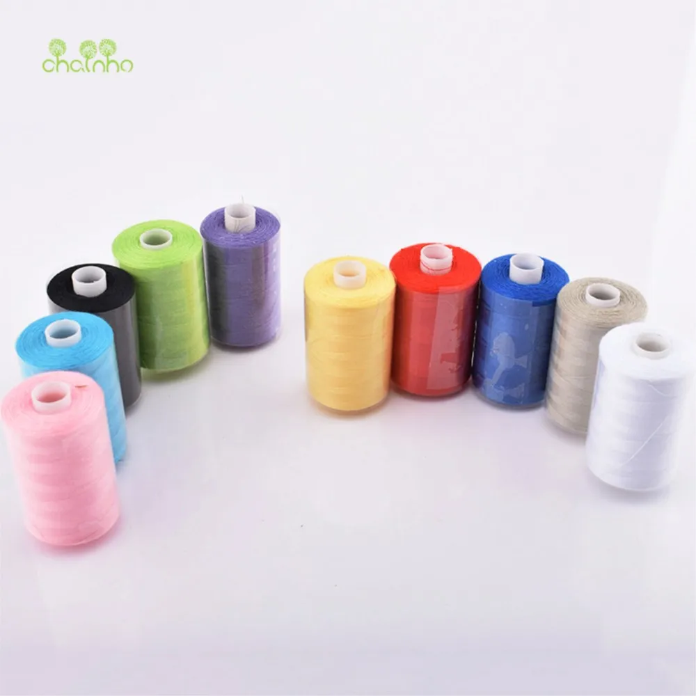 10 Spools/Lot, Multi Color Polyester Thread For Sewing & Quilting,High Quality Sewing Thread Suitable For Needlework & Machine