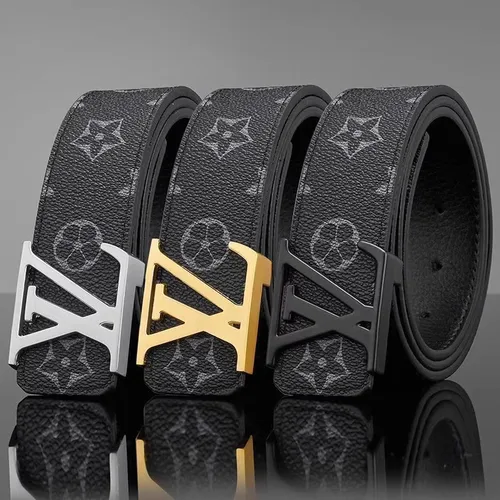 Cinturón de marca de lujo para hombre, cinturones famosos de diseñador de negocios de cuero de alta calidad para hombre, correa para pantalones vaqueros, cinturón con hebilla de Metal para hombre