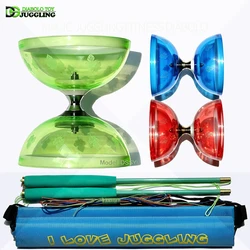 Tree Leaf Diabolo Yoyo For Kids S# And L# 3 Or 5 Bearings For Select With Free Sticks, Strings, Bag New Kongzhu